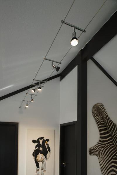 SYROS, Seilleuchte für TENSEO Niedervolt-Seilsystem, QR-C51, chrom