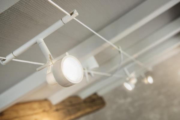 SALUNA, Seilleuchte für TENSEO Niedervolt-Seilsystem, QR-C51, weiß