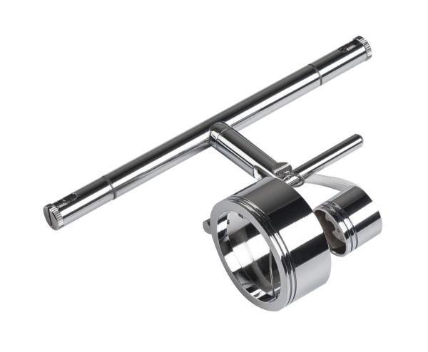 SALUNA, Seilleuchte für TENSEO Niedervolt-Seilsystem, QR-C51, chrom