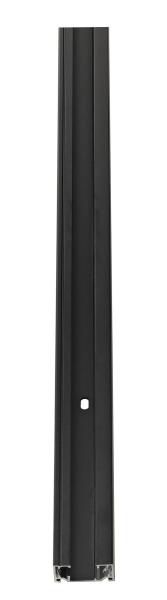1PHASEN-AUFBAUSCHIENE, Hochvoltschiene, schwarz matt, 1 m