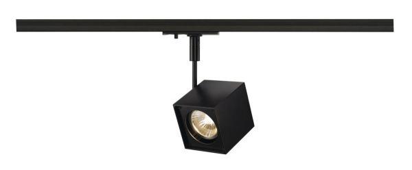 ALTRA DICE TRACK, Spot für Hochvolt-Stromschiene 1Phasen, QPAR51, eckig, schwarz, max. 50 W, inkl. 1Phasen-Adapter