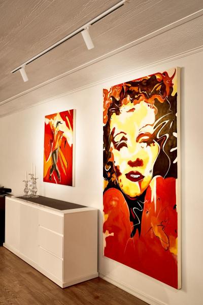 HELIA 50 TRACK, Strahler für 1Phasen Hochvolt-Stromschiene, LED, 3000 K, weiß, 35°, inkl. 1 Phasen-Adapter