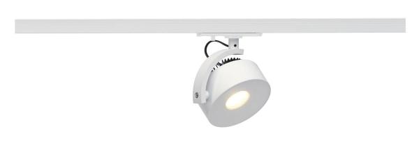 KALU TRACK, Spot für Hochvolt-Stromschiene 1Phasen, LED, 3000 K, weiß, inkl. 1Phasen-Adapter