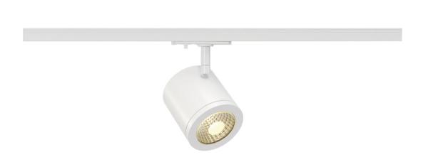 ENOLA C TRACK, Spot für Hochvolt-Stromschiene 1Phasen, LED, 3000 K, rund, weiß, 55°, 11,2 W, inkl. 1Phasen-Adapter