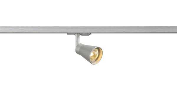 AVO TRACK, Spot für Hochvolt-Stromschiene 1Phasen, QPAR51, silber, max. 50 W