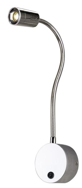 DIO FLEX PLATE, Wandleuchte, Power LED 1 W, 3000 K, chrom,