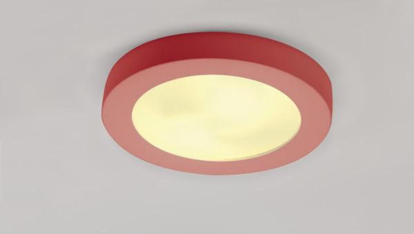 PLASTRA 105, Deckenleuchte, TC-DSE, rund, weißer Gips, max. 50 W