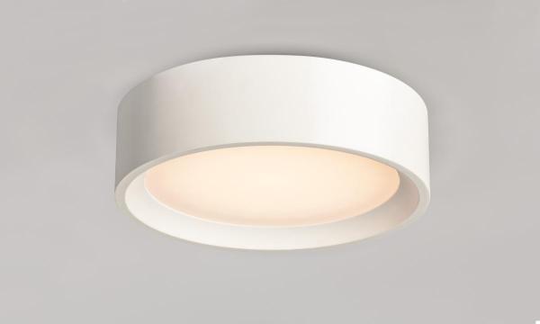 PLASTRA, Deckenleuchte, LED, weiß, Gips, 3000 K