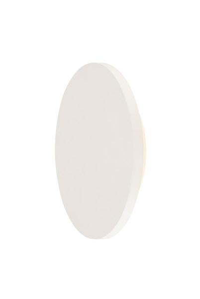 PLASTRA, Wandleuchte, LED, 3000 K, rund, weißer Gips, Ø 26 cm