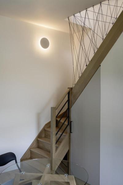 PLASTRA, Wandleuchte, LED, 3000 K, rund, weißer Gips, Ø 26 cm