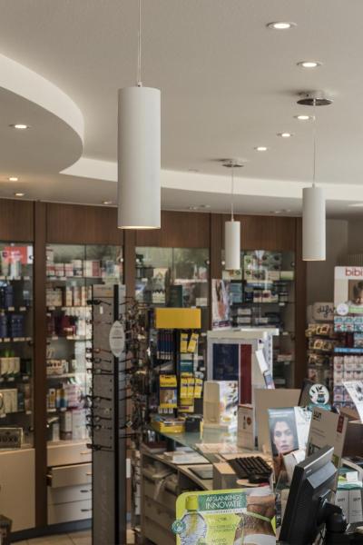 ENOLA, Pendelleuchte, A60, rund, weiß, max. 60 W, inkl. Rosette weiß