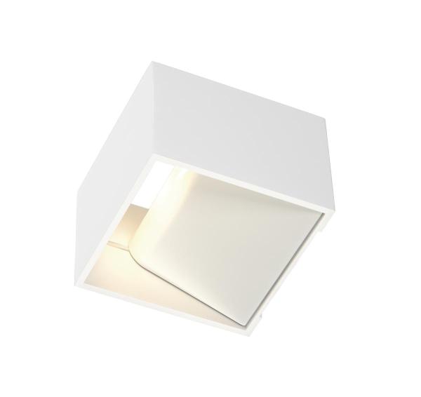 LOGS IN, Wandleuchte, LED, 3000 K, eckig, weiß, inkl. LED-Treiber