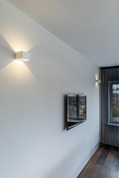 LOGS IN, Wandleuchte, LED, 3000 K, eckig, weiß, inkl. LED-Treiber