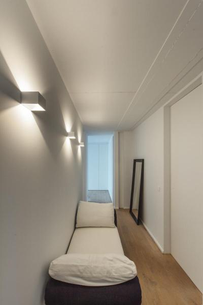 LOGS IN, Wandleuchte, LED, 3000 K, eckig, weiß, inkl. LED-Treiber