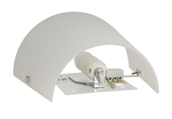 BASKET, Wandleuchte, A60, Glas satiniert, max. 60 W