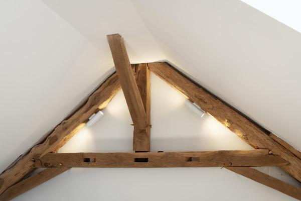 ENOLA B, Wandleuchte, QPAR51, rund, up/down, weiß, max. 50 W, inkl. Zierring weiß