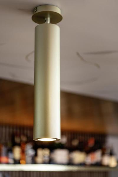 ENOLA B, Pendelleuchte, QPAR51, messing, max. 50 W