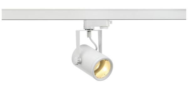 EURO SPOT, Spot für Hochvolt-Stromschiene 3Phasen, QPAR51, weiß, max. 25 W, inkl. 3Phasen-Adapter