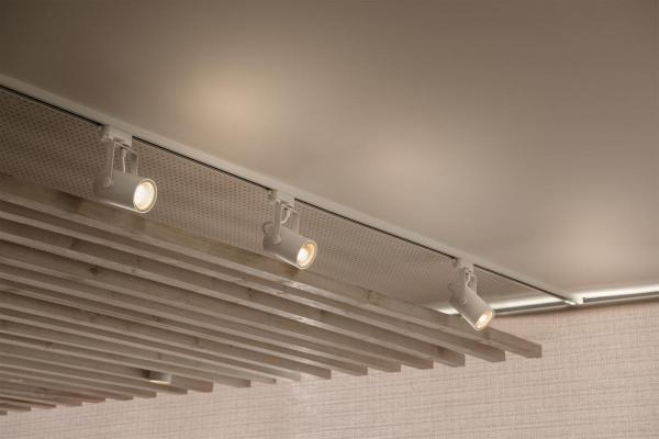 EURO SPOT, Spot für Hochvolt-Stromschiene 3Phasen, QPAR51, weiß, max. 25 W, inkl. 3Phasen-Adapter