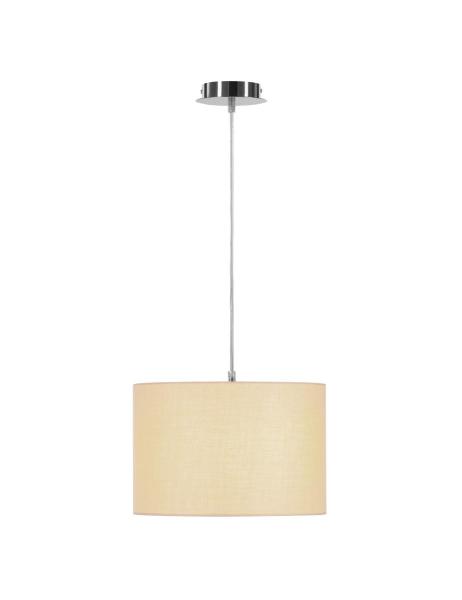 FENDA, Leuchtenschirm, rund, beige, Ø/H 30/20 cm