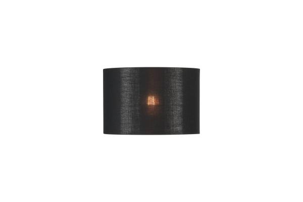 FENDA, Leuchtenschirm, rund, schwarz/kupfer, Ø/H 30/20 cm