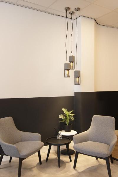 LISENNE, Pendelleuchte, TC-(D,H,T,Q)SE, steingrau, max. 23 W