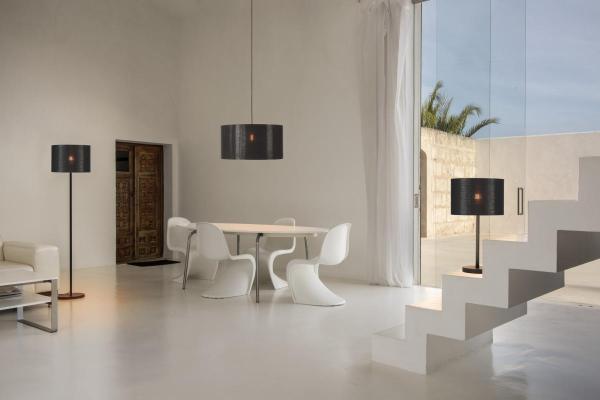 FENDA, Standleuchte, Leuchtenfuß, TC-(D,H,T,Q)SE, schwarz, ohne Schirm, max. 60 W