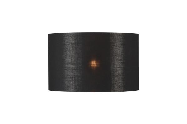 FENDA, Leuchtenschirm, rund, schwarz/kupfer, Ø/H 45,5/28 cm