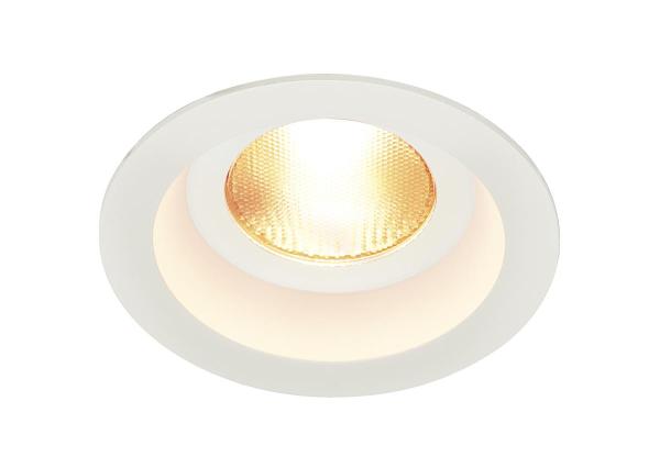 CONTONE®, Einbauleuchte, LED, 2000-3000 K, rund, weiß, starr, 13 W, inkl. Blattfedern