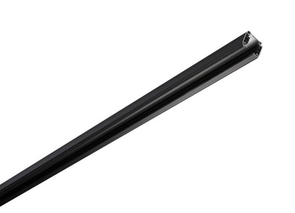 S-TRACK 3 Phasen Aufbauschiene, PHASE, 3 m, schwarz