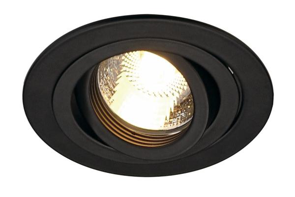 PIREQ, mattschwarz, max. 50 W, inkl.Clipfedern