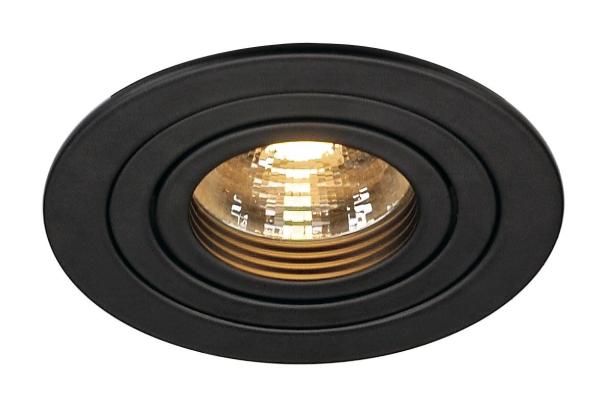 PIREQ, mattschwarz, max. 50 W, inkl.Clipfedern