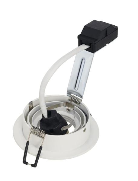 PIREQ, mattweiss, max. 50 W, inkl.Clipfedern