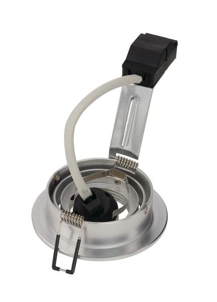 PIREQ, alu brushed, max. 50 W, inkl.Clipfedern