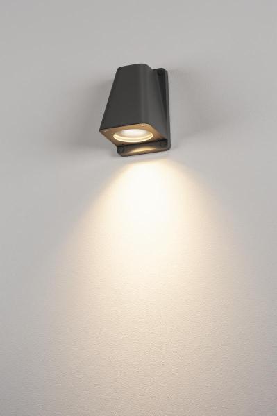 WALLYX, Outdoor Wandleuchte, QPAR51, IP44, anthrazit, max. 50 W