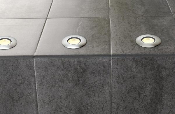 TRAIL-LITE® 60, Outdoor Bodeneinbauleuchte, LED, 3000 K, IP65, edelstahl 316, Glaseinsatz satiniert