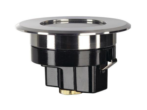 DASAR® FLAT 80, Outdoor Bodeneinbauleuchte, LED, 3000 K, IP67, rund, edelstahl gebürstet, 3,5 W