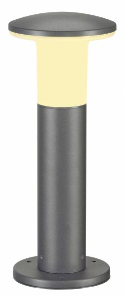 ALPA MUSHROOM 45, Outdoor Standleuchte, TC-(D,H,T,Q)SE, IP55, steingrau, Ø/H 16/40 cm, max. 24 W