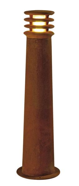 RUSTY® 70, Outdoor Standleuchte, TC-DSE, IP55, rund, stahl gerostet, Ø/H 19/70 cm, max. 11 W