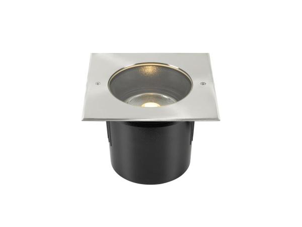 DASAR® 215, Outdoor Bodeneinbauleuchte, QPAR111, IP67, eckig, edelstahl 316, max. 75 W