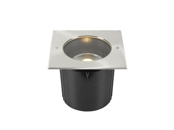DASAR® 215, Outdoor Bodeneinbauleuchte, QPAR111, IP67, eckig, edelstahl 316, max. 75 W