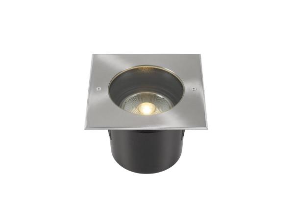 DASAR® 215, Outdoor Bodeneinbauleuchte, QPAR111, IP67, eckig, edelstahl 316, max. 75 W