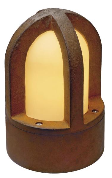 RUSTY® CONE 24, Outdoor Standleuchte, C35, rund, stahl gerostet, Ø/H 15/24 cm, max. 40 W, IP54