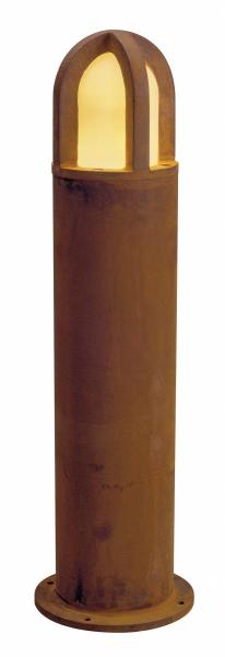 RUSTY® CONE 70, Outdoor Standleuchte, TC-DSE, IP54, rund, stahl gerostet, Ø/H 15/70 cm, max. 11 W