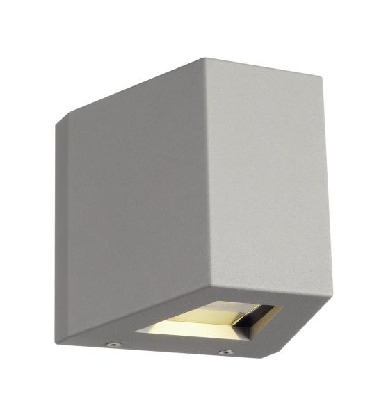 OUT-BEAM, Outdoor Wandleuchte, LED, 3000 K, Beam up/Flood down, silbergrau, IP44