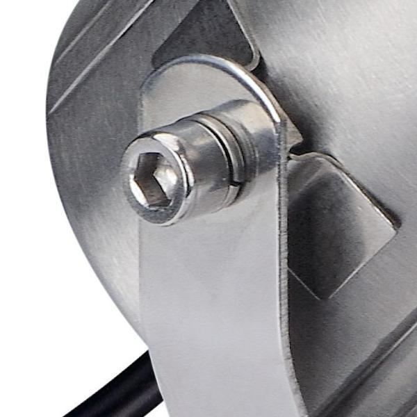 NAUTILUS 10 SPOT, Outdoor Strahler, QPAR51, edelstahl, max. 25 W, inkl. 1,5 m Kabel