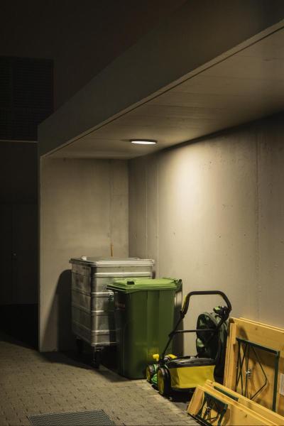 AINOS, Deckenleuchte, LED, 3000 K, rund, anthrazit