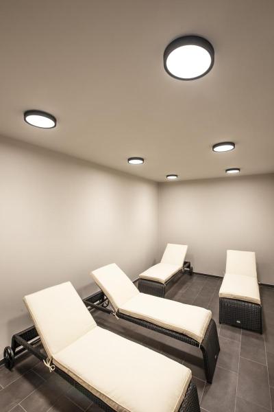 AINOS, Deckenleuchte, LED, 3000 K, rund, anthrazit