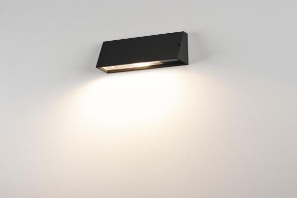 PEMA®, Outdoor Wandleuchte, TC-(D,H,T,Q)SE, IP65, rechteckig, schwarz, max. 15 W