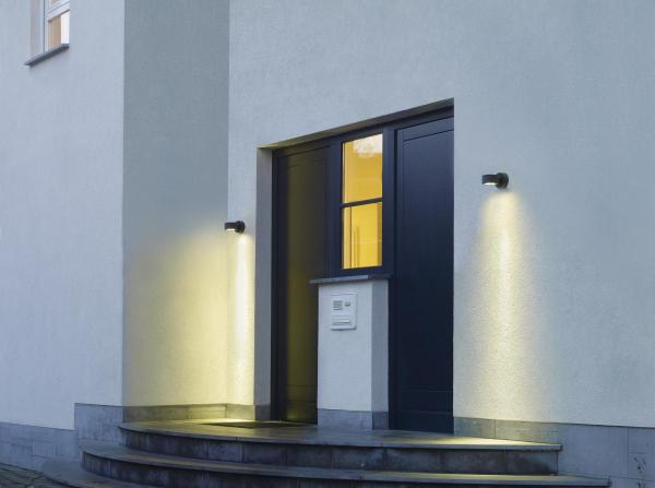 SITRA, Outdoor Wandleuchte, einflammig, TCR-TSE, IP44, anthrazit, max. 9 W